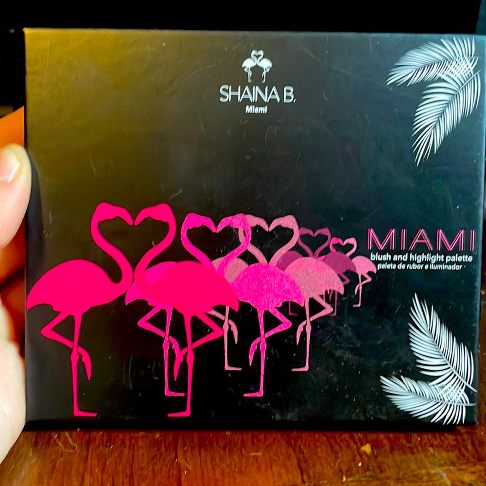 Shaina B. Miami blush and highlight palette